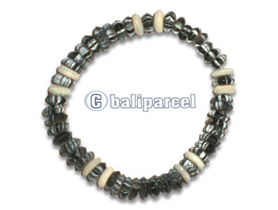 Bracelet, Handmade From Coconut Wood With Crazy Color.