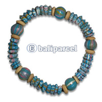 Bracelet, Handmade From Coconut Wood With Crazy Color.