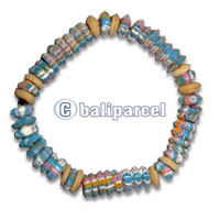 Bracelet, Handmade From Coconut Wood With Crazy Color.