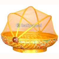 Food Cover, Handmade From Bamboo With Handpainted