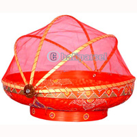 Food Cover, Handmade From Bamboo With Handpainted