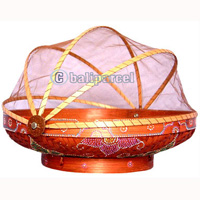 Food Cover, Handmade From Bamboo With Handpainted