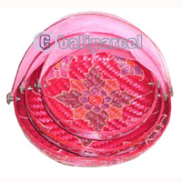 Food Cover, Handmade From Bamboo With Handpainted