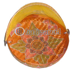 Food Cover, Handmade From Bamboo With Handpainted