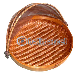 Food Cover, Handmade From Bamboo With Natural Color