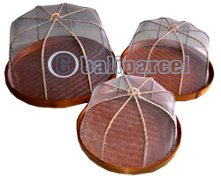 Food Cover, Handmade From Bamboo With Natural Color