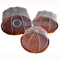 Food Cover, Handmade From Bamboo With Natural Color