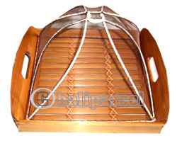 Food Cover, Handmade From Bamboo With Natural Color