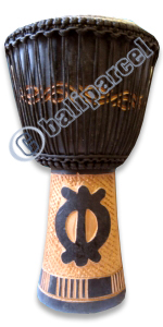 Djembe Drum Professional, Handcrafted From One Piece Of Mahogany Wood With Alpine String