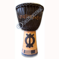 Djembe Drum Professional, Handcrafted From One Piece Of Mahogany Wood With Alpine String