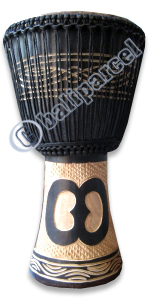 Djembe Drum Professional, Handcrafted From One Piece Of Mahogany Wood With Alpine String