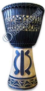 Djembe Drum Professional, Handcrafted From One Piece Of Mahogany Wood With Alpine String