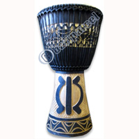 Djembe Drum Professional, Handcrafted From One Piece Of Mahogany Wood With Alpine String