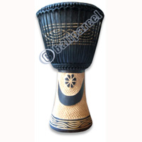 Djembe Drum Professional, Handcrafted From One Piece Of Mahogany Wood With Alpine String