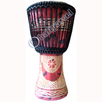 Djembe Drum Professional, Handcrafted From One Piece Of Mahogany Wood With Alpine String