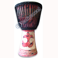 Djembe Drum Professional, Handcrafted From One Piece Of Mahogany Wood With Alpine String