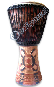 Djembe Drum Professional, Handcrafted From One Piece Of Mahogany Wood With Alpine String