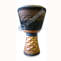 Djembe Drum Professional, Handcrafted From One Piece Of Mahogany Wood With Alpine String