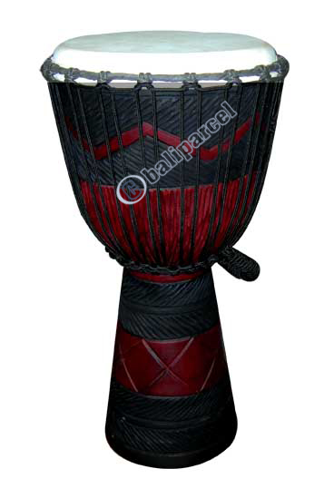 Djembe Drum Professional, Handcrafted From One Piece Of Mahogany Wood With Alpine String