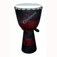 Djembe Drum Professional, Handcrafted From One Piece Of Mahogany Wood With Alpine String