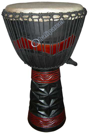 Djembe Drum Professional, Handcrafted From One Piece Of Mahogany Wood With Alpine String