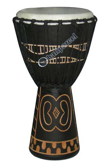 Djembe Drum Professional, Handcrafted From One Piece Of Mahogany Wood With Alpine String