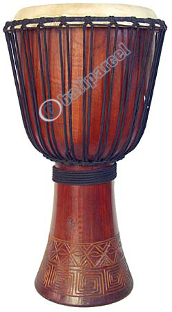 Djembe Drum Professional, Handcrafted From One Piece Of Mahogany Wood With Alpine String