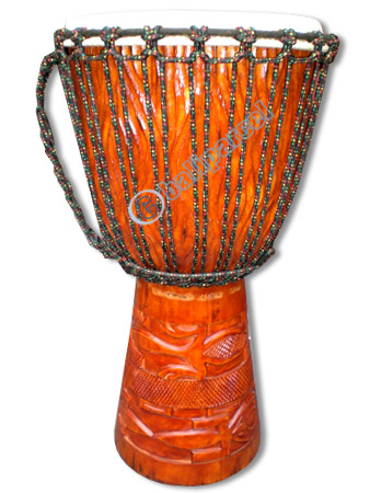 Djembe Drum Professional, Handcrafted From One Piece Of Mahogany Wood With Alpine String