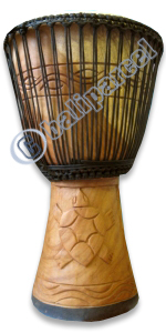 Djembe Drum Professional, Handcrafted From One Piece Of Mahogany Wood With Alpine String