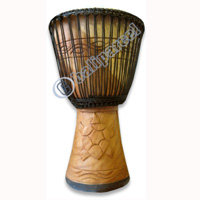 Djembe Drum Professional, Handcrafted From One Piece Of Mahogany Wood With Alpine String