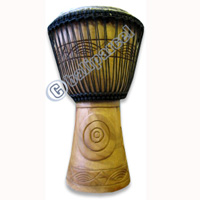 Djembe Drum Professional, Handcrafted From One Piece Of Mahogany Wood With Alpine String