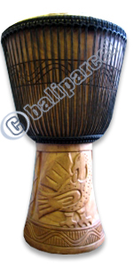 Djembe Drum Professional, Handcrafted From One Piece Of Mahogany Wood With Alpine String