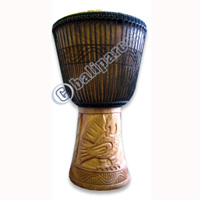 Djembe Drum Professional, Handcrafted From One Piece Of Mahogany Wood With Alpine String