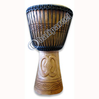 Djembe Drum Professional, Handcrafted From One Piece Of Mahogany Wood With Alpine String