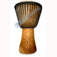 Djembe Drum Professional, Handcrafted From One Piece Of Mahogany Wood With Alpine String