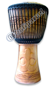 Djembe Drum Professional, Handcrafted From One Piece Of Mahogany Wood With Alpine String