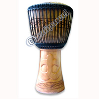 Djembe Drum Professional, Handcrafted From One Piece Of Mahogany Wood With Alpine String