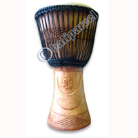 Djembe Drum Professional, Handcrafted From One Piece Of Mahogany Wood With Alpine String