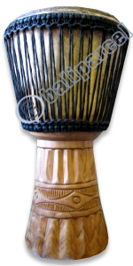 Djembe Drum Professional, Handcrafted From One Piece Of Mahogany Wood With Alpine String