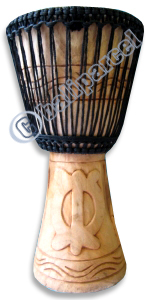Djembe Drum Professional, Handcrafted From One Piece Of Mahogany Wood With Alpine String