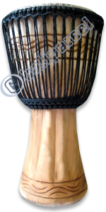 Djembe Drum Professional, Handcrafted From One Piece Of Mahogany Wood With Alpine String