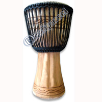 Djembe Drum Professional, Handcrafted From One Piece Of Mahogany Wood With Alpine String