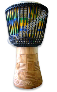 Djembe Drum Professional, Handcrafted From One Piece Of Mahogany Wood With Alpine String