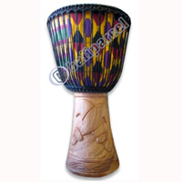 Djembe Drum Professional, Handcrafted From One Piece Of Mahogany Wood With Alpine String