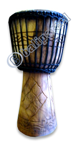 Djembe Drum Professional, Handcrafted From One Piece Of Mahogany Wood With Alpine String