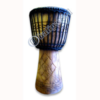 Djembe Drum Professional, Handcrafted From One Piece Of Mahogany Wood With Alpine String