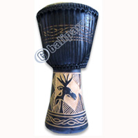 Djembe Drum Professional, Handcrafted From One Piece Of Mahogany Wood With Alpine String