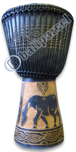 Djembe Drum Professional, Handcrafted From One Piece Of Mahogany Wood With Alpine String