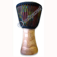 Djembe Drum Professional, Handcrafted From One Piece Of Mahogany Wood With Alpine String