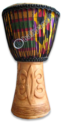 Djembe Drum Professional, Handcrafted From One Piece Of Mahogany Wood With Alpine String